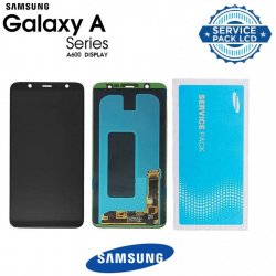 Samsung Galaxy A6 A600 Lcd+TouchScreen Black Service Pack