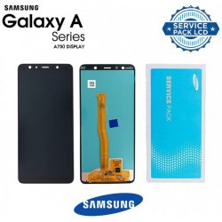 Samsung Galaxy A7 2018 A750 Lcd+TouchScreen Black Service Pack