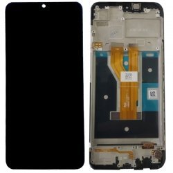 Realme C21 Lcd+TouchScreen+Frame Black Service Pack