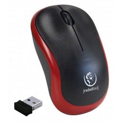 Rebeltec Meteor Wireless Optical Mouse Red