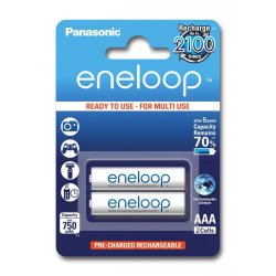 Panasonic Eneloop R03 / AAA 750mAh Battery - 2 Pcs Blister