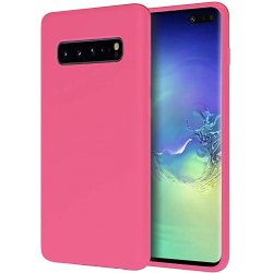 Samsung Galaxy S10E G970 Silicone Case TP7 Super Slim Hot Pink