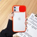 IPhone 13 Pro Max Soft Edges Case With Camera Sliding Door Design Red