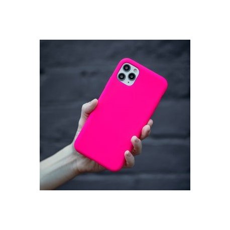 IPhone 13 Pro Max Silky And Soft Touch Finish Silicone Case Hot Pink