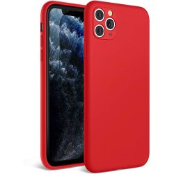 IPhone 13 Pro Silicone Case Full Camera Protection Red