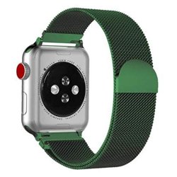Apple Watch 42/44mm Strap Milanese Magnetic Green