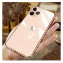 IPhone 12 Pro Luxury Electroplated Cases Tempered Glass RoseGold