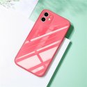 IPhone 12 Luxury Electroplated Cases LO Tempered Glass Red
