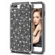 IPhone 7 Plus/8 Plus Crystal Glitter Case Silver Black