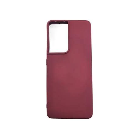 Samsung Galaxy S21 Ultra G998 Silicone Case Burgundy
