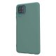 Samsung Galaxy A12 A125 Silky And Soft Touch Silicone Cover Green