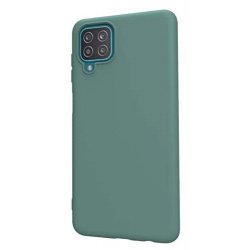 Samsung Galaxy A12 A125 Silky And Soft Touch Silicone Cover Green