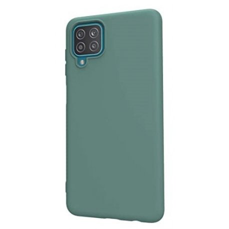 Samsung Galaxy A12 A125 Silky And Soft Touch Silicone Cover Green