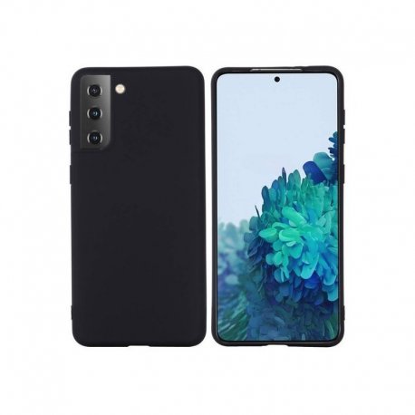 Samsung Galaxy S21 Plus G996 Silky And Soft Touch Silicone Cover Black
