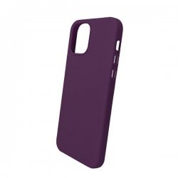 Samsung Galaxy A12 A125 Silky And Soft Touch Silicone Cover Violet