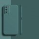 Samsung Galaxy A03S A037 Silky And Soft Touch Silicone Cover Full Camera Protection Green