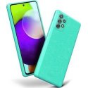 Samsung Galaxy A03S A037 Silky And Soft Touch Silicone Cover Full Camera Protection Hot Green