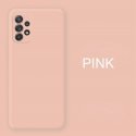 Samsung Galaxy A03S A037 Silky And Soft Touch Silicone Cover Full Camera Protection Pink Sand