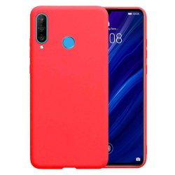 Huawei P30 Lite Silicone Case Red