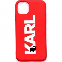 IPhone 13 Pro Max Karl Lagerfeld Soft Silicone Case KARL Red