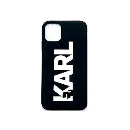 IPhone 13 Pro Max Karl Lagerfeld Soft Silicone Case KARL Black
