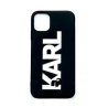 IPhone 13 Pro Max Karl Lagerfeld Soft Silicone Case KARL Black