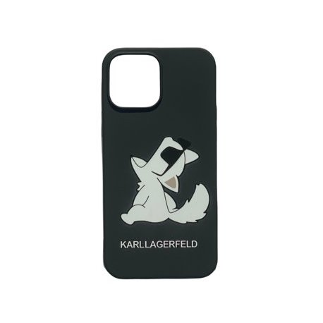 IPhone 13 Pro Max Karl Lagerfeld Soft Silicone Case Choupette Black