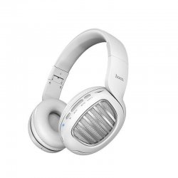 Hoco W23 Brilliant Headphones Wireless And Wired With Mic White