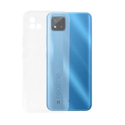 Realme C11/C20 Silicone Case Full Camera Protection Four-Sided Airbag Transperant
