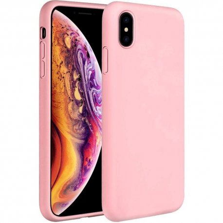 IPhone X/XS LO Silky And Soft Touch Silicone Cover Pink