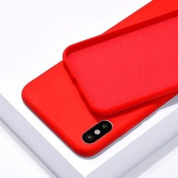 IPhone X/XS LO Silky And Soft Touch Silicone Cover Red