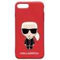 IPhone 7 Plus/8 Plus Karl Lagerfeld Soft Silicone Case Ikonik Red