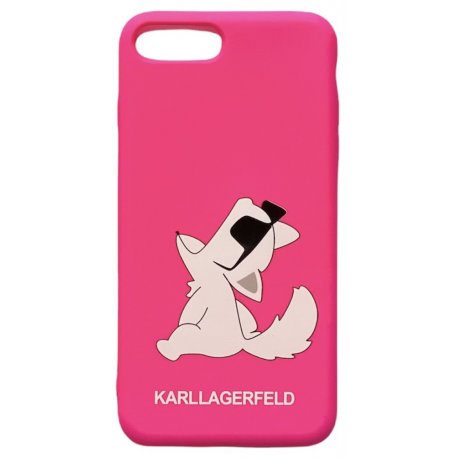 IPhone 7 Plus/8 Plus Karl Lagerfeld Soft Silicone Case Choupette Pink