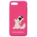 IPhone 7 Plus/8 Plus Karl Lagerfeld Soft Silicone Case Choupette Pink