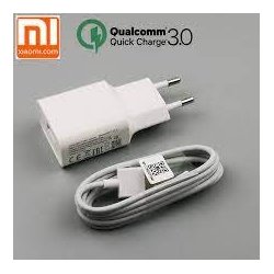 Xiaomi Charger QC 3.0 Fast Charge Power Adapter Usb Type C Cable White