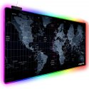 MBaccess Glowing Cool Professional Emitting Mouse Pad Map