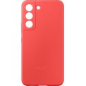 Samsung Galaxy S22 Silky And Soft Touch Silicone Cover Coral