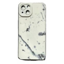 IPhone 13 Marmo Case Full Camera Protection White