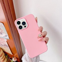 IPhone 13 Pro Silicone Case LO Super Slim Pink