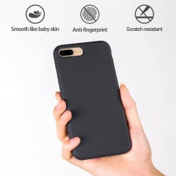 IPhone 7 Plus/8 Plus LO Silky And Soft Touch Silicone Cover Grey