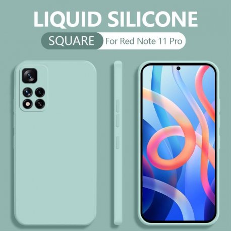 Xiaomi Redmi Note 11 Pro 5G Silky And Soft Touch Silicone Cover Mint