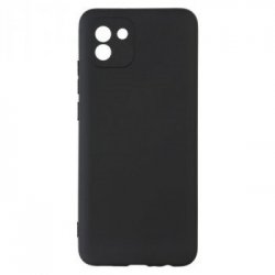 Samsung Galaxy A03 A035 Silicone Case Full Camera Protection Black