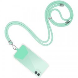 Borofone Universal Cell Phone Lanyard with Adjustable Nylon Neck Strap Mint