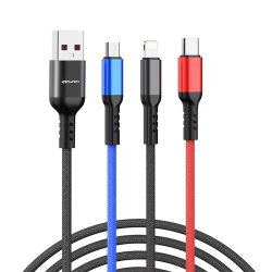 Awei CL-971 3 in 1 Multi Fast Charging 2.4A Data Cable