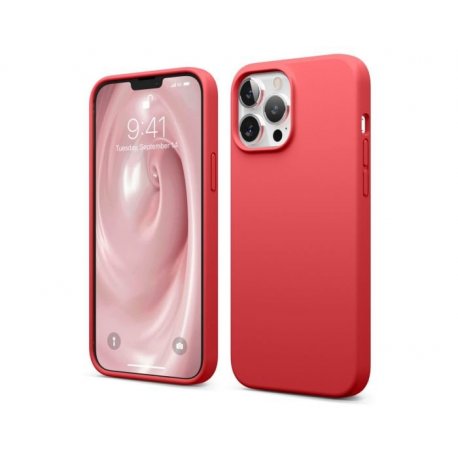 IPhone 13 Pro Max Silicone OEM Case Dark Red