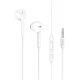Hoco M55 Memory Sound Wire Control Earphones With Mic White