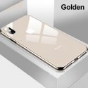 IPhone X/XS Luxury Electroplated Cases LO Tempered Glass RoseGold