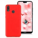 Huawei P20 Lite LO Silky And Soft Touch Silicone Cover Red