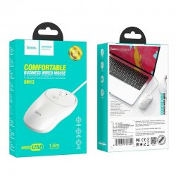 Hoco GM13 Esteem Wired Mouse White