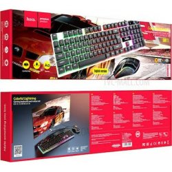 Hoco GM11 Terrific Glowing Keyboard + Mouse Set RGB English